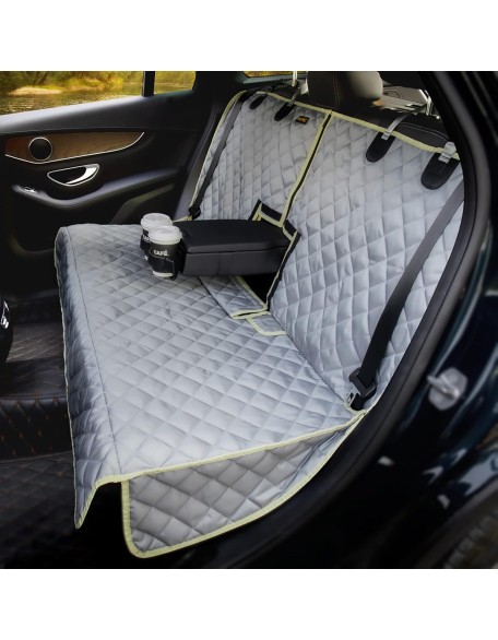 Bench Dog Car Seat Cover for Car/SUV/Small Truck, Waterproof Back Seat Cover Protector for Kids Without Smell, Heavy Duty and Nonslip Pet Car Seat Cover for Dogs, Machine Washable