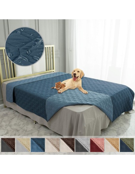 Waterproof Dog Bed Cover Pet Blanket for Furniture Bed Couch Sofa Reversible