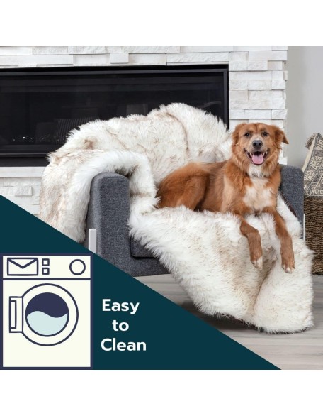 Waterproof Dog Blanket 50" x60'' - Pup Protector Waterproof Throw Blanket Cover for Couch, Bed, Mattress or Any Furniture