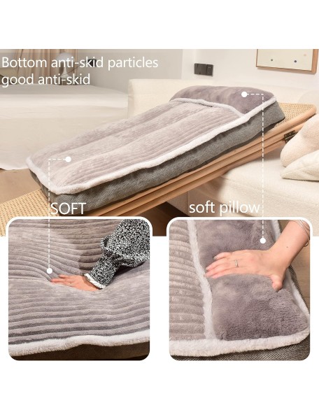 Dog Bed for Small Dogs, Dog Mattress with Pillow for Crate Kennel, Sofa Dog Bed, Super Soft pet Bed for Medium, Small Dogs Breeds,pet Bed Puppy Bed,beds & Furniture