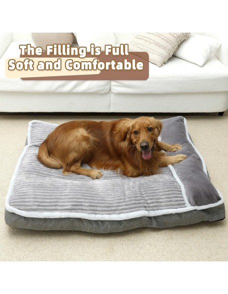 Dog Bed for Small Dogs, Dog Mattress with Pillow for Crate Kennel, Sofa Dog Bed, Super Soft pet Bed for Medium, Small Dogs Breeds,pet Bed Puppy Bed,beds & Furniture