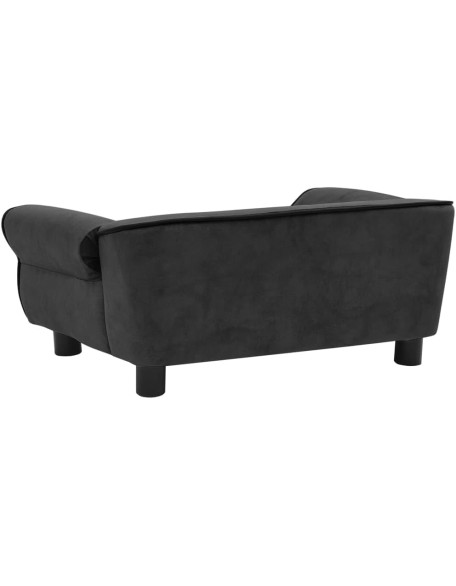 Pet Sofa - Comfortable Plush and Fir Wood Sofa for Small Pets - Dog Sofa with Anti-Slip Design and Washable Cushion Cover