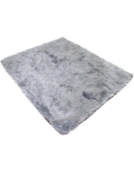 PupProtector Waterproof Throw Blanket for Dogs and Cats, Pet Blanket Cover for Couches, Sofas, Beds, Car Seats, Furniture, Calming Soft Faux Fur, Charcoal Grey, Original (60" L x 50" W)