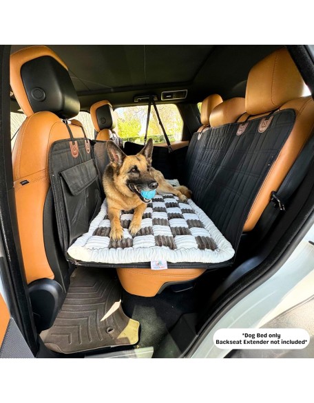 Plaid Dog Bed, Plaid Couch Cover, Non-slip Bottom, Pet Bed Mat, Custom Fit for Backseat Extenders, and Seat Covers, Dog Travel Bed, Anti-slip Pet Blanket