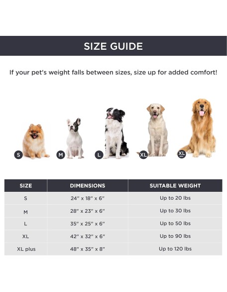 Orthopedic Dog Bed for Medium Dogs - Supportive Egg Foam Dog Sofa, Bolster Couch Pet Bed with Removable Waterproof Washable Cover, Comfy Plush Velvet Fluff Surface, Nonskid Bottom, Beige