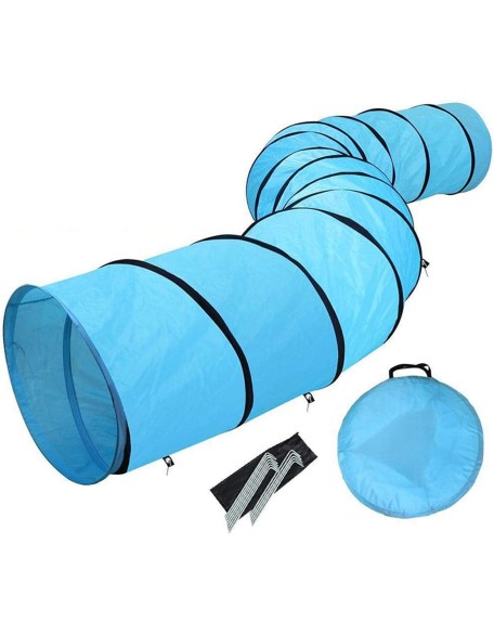 Cat Tunnels Play Tunnels Universal Interactive Toy Portable Cat Tube Tunnel Folded Cat Tunnel for Small Animals Dogs Guinea Pig Outdoor, 60cmx60cmx525cm