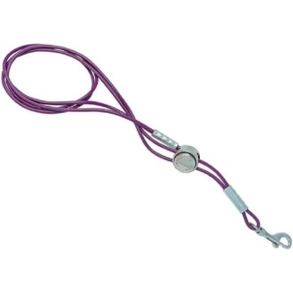 Large Grooming Loops Trachea Saver Pro Harness Style Softer Fabric for Dogs 17" (Purple)