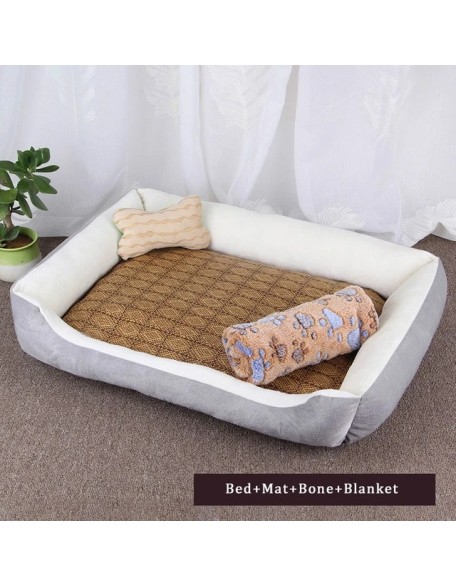 Bone Pet Bed for Small to Large Pets